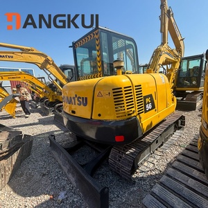 Excavatrice Komatsu PC56 5,6 tonnes 90% neuve d'origine avec EPA CE Agricole d'occasion 5..6 tonnes Excavatrice Komatsu 56 pour le creusement - Product Image 1