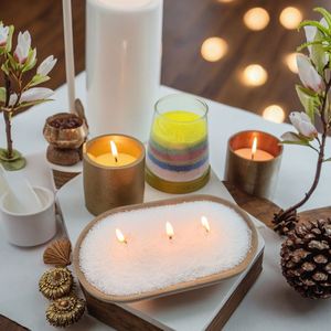 Nouveautés : Perles et poudre de cire de sable naturelle perlée pour bougies – Écologiques, véganes, 100 % biologiques, pour barres de Diwali - Product Image 6