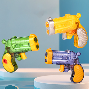 Mini Revolver Derringer Multi-Shot pistola giocattolo-Stress Relief pistola ad acqua con meccanismo di armamento automatico, pistola compatta per i bambini - Product Image 1