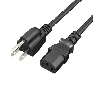 Zinken kabel Wechselstrom verriegelung Iec C13 Typ Monitor adapter Strom verlängerung kabel US Electrical 3 EU Haushalts gerät