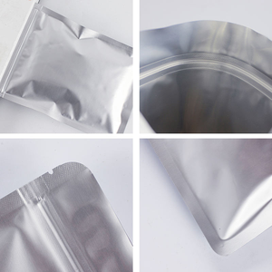 Tùy chỉnh moq thấp Mylar túi đứng trong kho bao bì ba chiều Túi Macaron màu có thể khóa lại tự khóa túi - Product Image 4