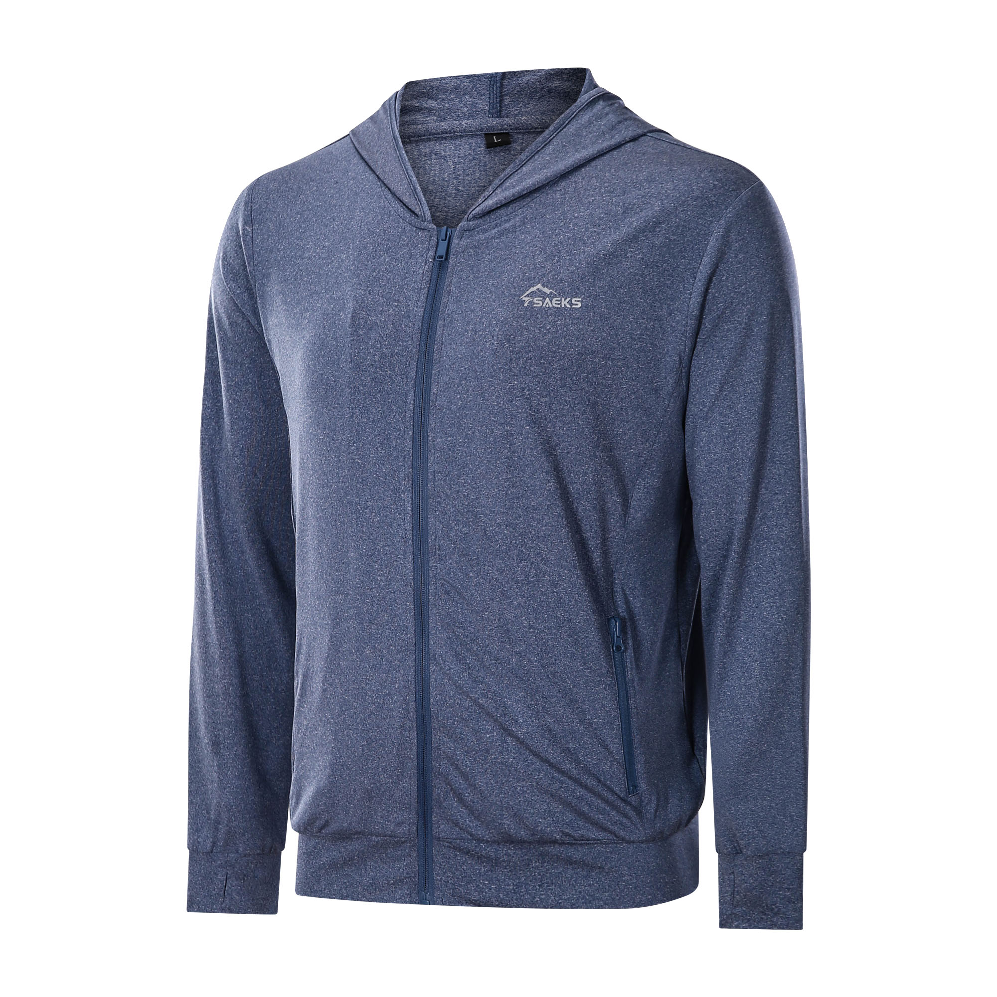 Мужская спортивная одежда для выступлений, рубашка с длинным рукавом и шапкой для рыбалки, бега, походов