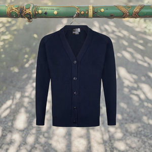 Cárdigan Escolar de Punto de Algodón y Poliéster con Cuello en V para Niños y Niñas de Jardín de Infancia, Primaria, Secundaria y Preparatoria - Product Image 3