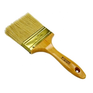 6 pouces Chine Offre Spéciale Produit Manche En Bois En Vrac Synthétique Tippered Filament Pinceau Ensemble - Product Image 3