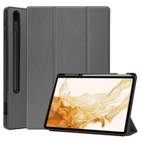 Untuk Samsung Galaxy Tab S11 Ultra SM-X936 14.6 inci Sarung Tablet Anti Guncangan Pelindung Bahan Kulit PU