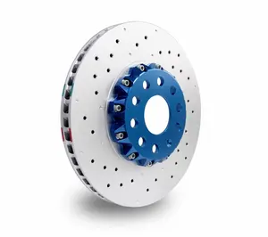 High performance automotive brake modification disc Scribing perforated brake disc