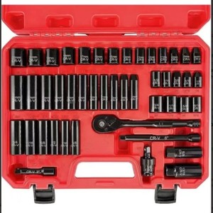 Fengwei Socket Set 3/8 In 46 Pieces Cr-V Steel Automotive Repair - Product Image 1
