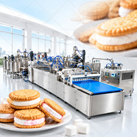 Machine d'assemblage automatique de biscuits sandwichs à la barbe à papa ORME, ligne de production de biscuits sandwichs à la barbe à papa