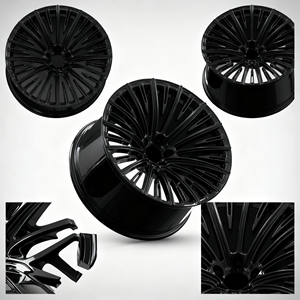 Original Custom New 18-22 Inch Forged Aluminum <b>Wheels</b> DOT Approved Mercedes AMG Luxury Cars Black Multi <b>Spoke</b> - Product Image 4