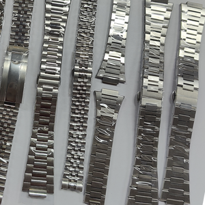 All'ingrosso all'ingrosso pesante solido e traspirante in metallo di lusso Custom cinturino per orologio da uomo e donna fascia per orologi alla rinfusa - Product Image 3