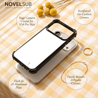 NOVELSUB pour iPhone 17 Series – Coques de téléphone vierges en TPU 2D pour sublimation, protection intégrale des 4 coins, personnalisables DIY