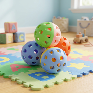 Pelota de Juguete de Plástico Duradera y Ligera para Gerbillas y Hámsters - Product Image 3