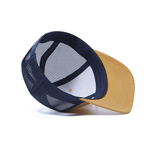 Cappello da camionista alla moda Unisex con tesa leggermente ricurva parasole traspirante maglia <span class=keywords><strong>Jin</strong></span> <span class=keywords><strong>Zhang</strong></span> Qing lettera modello da Stock - Product Image 4