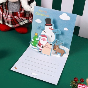 Libro de Tapa Dura 3D Navideño, Diseño Minimalista Moderno, Impresión a Cuatro Colores, Plegable, Hecho a Mano, Regalo DIY, Doble Pliegue - Product Image 6