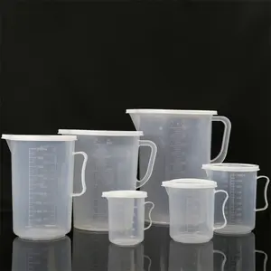 1 litre graduated measuring jug clear kitchen plastic cooking baking cup