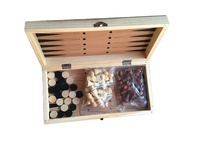 Chinois éducatif apprentissage jeu d'échecs jouet échecs en bois Backgammon ensemble fabricants avec dames