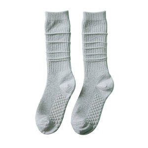Chaussettes de luxe blanches antidérapantes confortables avec grip, emballage gratuit, service ODM, best-seller, stock limité - Product Image 5