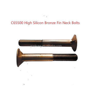 Yushung Bronze <strong>Bolts</strong> C65100 C65500 Silicon Bronze Carriage <strong>Bolts</strong> ( Coach <strong>Bolts</strong>) 5/8-11x3" to 40" Full Body Cut UNC Threads - Product Image 4