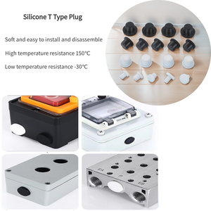 Tùy chỉnh Silicone cao su Stopper cắm kích cỡ khác nhau NBR EPDM Bìa <span class=keywords><strong>cap</strong></span> Silicone cao su <span class=keywords><strong>End</strong></span> mũ - Product Image 3