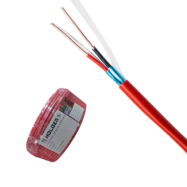 Fire Alarm Cable 1mm Shielded 18awg 16awg 1.5mm 2.5mm Fire Cable 2 Cores Fire Resistant Cables