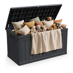 Vente en gros de boîte de rangement extérieure de 230 gallons, boîte de rangement pour patio en résine imperméable verrouillable, directement de l'usine, pour outils de jardin - Product Image 2