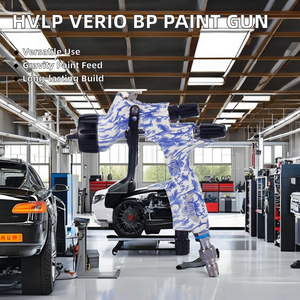 Professionelle 600cc HVLP Verio BP 1,3mm Druckluft-Spritzpistole aus Aluminiumlegierung mit Schwerkraftzufuhr und 3 Jahren Garantie - Product Image 6