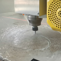 Máquina Automática de Corte de Piedra con Sierra de Puente, Sistema CNC de 5 Ejes Zhengda, Motor de Engranaje para el Procesamiento Industrial de Losas de Granito y Mármol