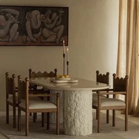 Fauteuil en bois de bouleau massif de style français moderne et luxueux JP pour salle à manger, maison, hôtel, bar à domicile
