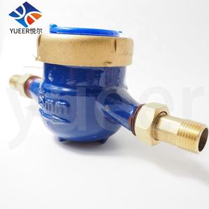 DN15 DN20 Huishoudelijke Multi-Jet Type Hoge Gevoeligheid Messing Ijzer Digitale Koud Water <span class=keywords><strong>Flow</strong></span> <span class=keywords><strong>Meter</strong></span> Instrument - Product Image 3