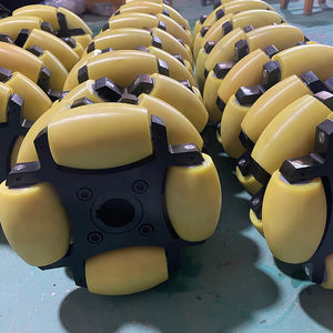 Heavy-duty 10 polegadas de aço carbono omni roda de alta precisão resistente ao desgaste omnidirecional roda para grandes robôs - Product Image 5