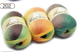 Đan Móc Bé Sợi Kit Vòng Lặp Nhuộm Màu Mềm Lanas Para Tejer Một Mano Chunky Úc Merino Len Tay Đan Sợi Xiên - Product Image 2