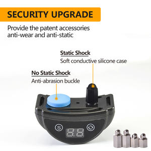 Coleira eletrônica de choque para cães, dispositivo recarregável <span class=keywords><strong>USB</strong></span> IP67 à prova d'água para treinamento de cães, dispositivo antilatido - Product Image 6