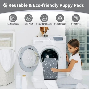 Almofadas absorventes para urina de cachorros, tapete de urina para treinamento de cães, tapete digital à prova d'água, lavável e absorvente para cães, roupa ideal para treinamento - Product Image 3