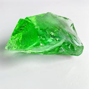 หินแก้วสีเขียวธรรมชาติสำหรับตกแต่งบ้านและจัดสวน - Product Image 1