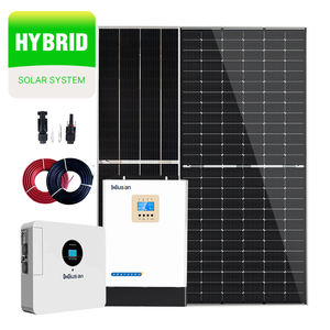 1kw 3kw 5kw 6kw 8kw 10kw Système de panneau solaire domestique Kit de panneau solaire avec batterie et onduleur - Product Image 2