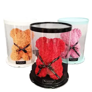 Scatola per dolci rotondi per animali domestici per uso alimentare confezione regalo di peluche con Base in cartone