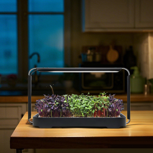 Système d'éclairage LED intelligent à spectre complet en aluminium pour culture hydroponique automatique moderne, suspendu pour la culture intérieure domestique de micro-légumes - Product Image 1