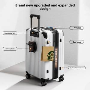 กระเ<span class=keywords><strong>ป</strong></span>๋าเดินทางผู้ชายแบบซิ<span class=keywords><strong>ป</strong></span>ขยายได้ ขนาด 20 นิ้ว ล้อลาก ABS พร้อมพอร์ต USB ทนทาน <span class=keywords><strong>ค</strong></span>วามจุขนาดใหญ่ สำหรับการเดินทาง - Product Image 3