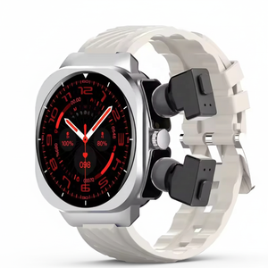 Montre connectée TWS pour homme AIMB-Z19 Fashion Factory 2 en 1 avec écran TFT, suivi de la fréquence cardiaque, appels Bluetooth, musique et écouteurs sans fil - Product Image 3