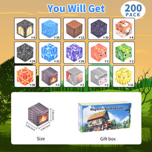 106 pièces Blocs de construction <span class=keywords><strong>magn</strong></span>étiques éducatifs créatifs Bloques <span class=keywords><strong>Magn</strong></span>éticos DIY Cube <span class=keywords><strong>magn</strong></span>étique Jouets de construction pour enfants CE EN71 CPC - Product Image 3