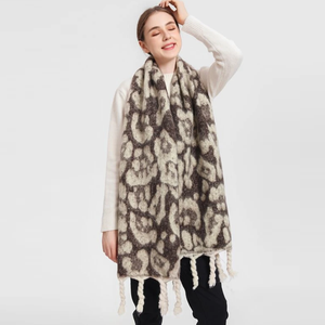 Fashional 100% แคชเมียร์สุภาพสตรีฤดูหนาวที่สวยงาม Lady Cashmere Stole Pashmina ผ้าพันคอ <span class=keywords><strong>Infinity</strong></span> - Product Image 2