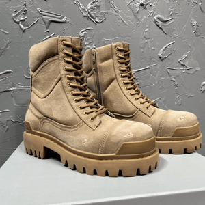 Bottes de travail rétro pour hommes de qualité supérieure, style décontracté pour la marche en extérieur, bottes élégantes à plateforme rehaussante - Product Image 6