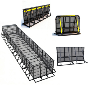 Grand concert utilisé barrière de foule en aluminium antirouille barrière d'événement barrière de contrôle à vis - Product Image 1