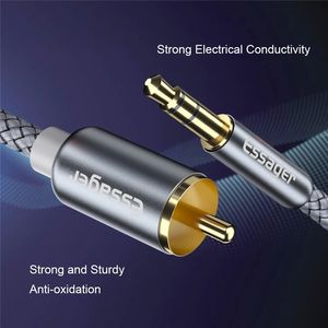 Cable de Audio Auxiliar RCA para Essager, Conector Jack de 3.5mm a 2 RCA, Adaptador Divisor en Y para TV, PC, Amplificador de Potencia, Altavoz Estéreo - Product Image 4