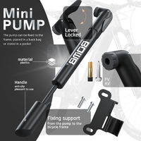 Pompe à air télescopique pour vélo BOMB de haute qualité, gonfleur de pneus de vélo, pompe manuelle portable pour vélo