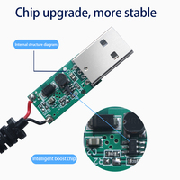 Cable de alimentación de 5 a 12V para enrutador, módem óptico, cable de carga de altavoz pequeño