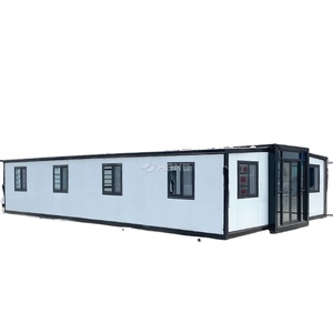 Villa préfabriquée de luxe 40 pieds x 20 pieds, 2, 3, 4 ou 5 chambres, <span class=keywords><strong>maison</strong></span> conteneur pliable et extensible, <span class=keywords><strong>maison</strong></span> mobile portable - Product Image 1