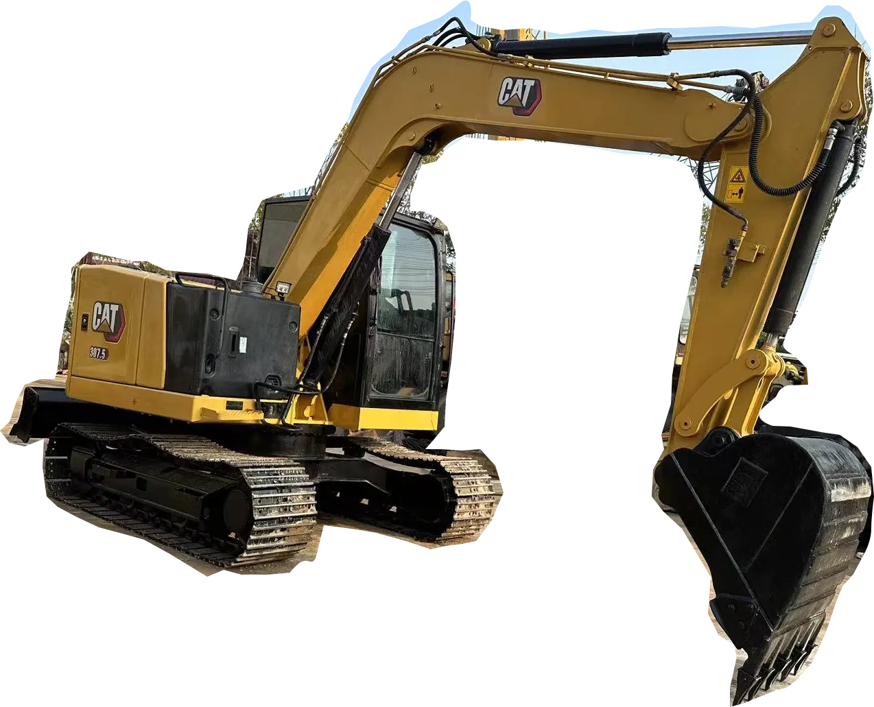 ใบรับรอง EPA Caterpillar 307.E2 307.5 รถขุดตีนตะขาบ 7 ตัน 2022 รุ่น Cat Mini รถขุดตีนตะขาบยาง