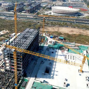 12 16 18Ton Flat Top Tower <span class=keywords><strong>Crane</strong></span> QTZ315 7527 Peralatan Konstruksi Keamanan Tinggi Pemasok Tower <span class=keywords><strong>Crane</strong></span> dengan Sertifikasi CE - Product Image 5