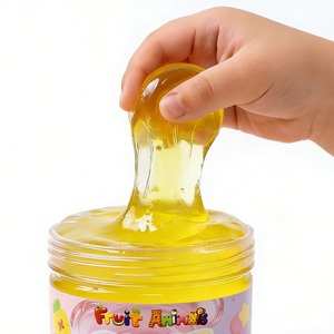 Slime Cristal 250ml Non Toxique Extensible Jouet Sensoriel Anti-Stress Vente en Gros Usine OEM ODM Lots de Faveurs de Fête pour Enfants Soulagement du Stress - Product Image 3
